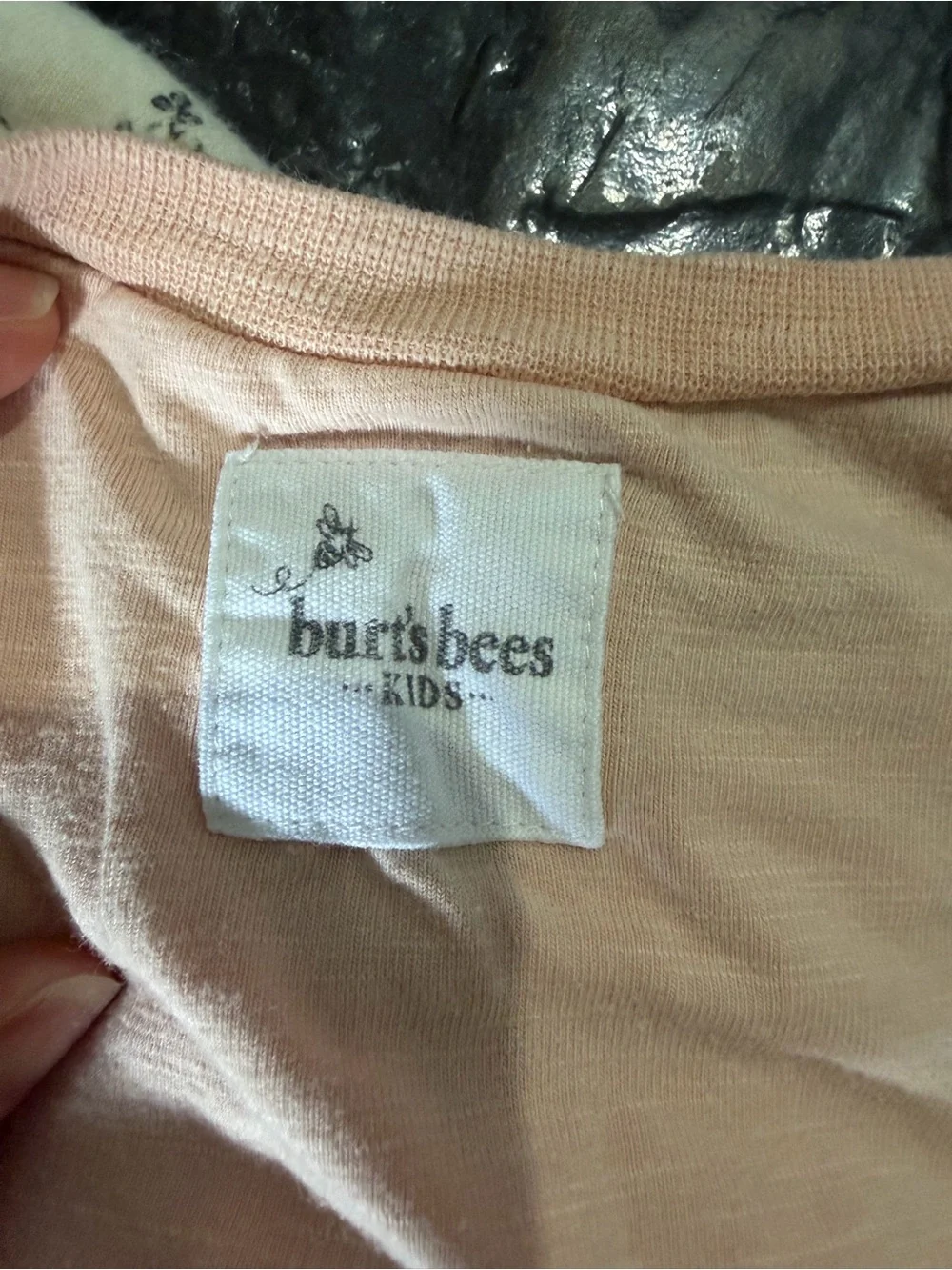 Burt’s Bees + Aumau Girls Pajama Bundle Size 7/8 Floral Pink 4 Piece Set